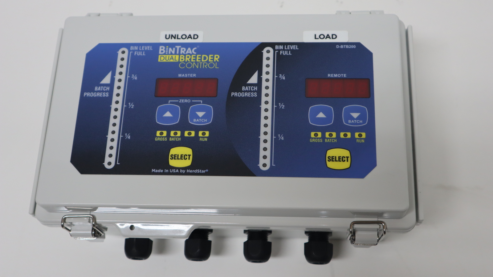 BIN WEIGHING SYSTEM,DUAL BREEDER CONTROL,W/UNLOAD-LOAD